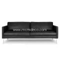 High-End Echo Oxford Black Leather Sofa